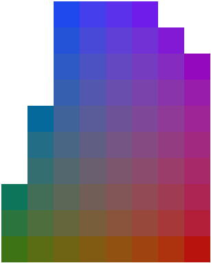 Farbtafel und Fensterschema